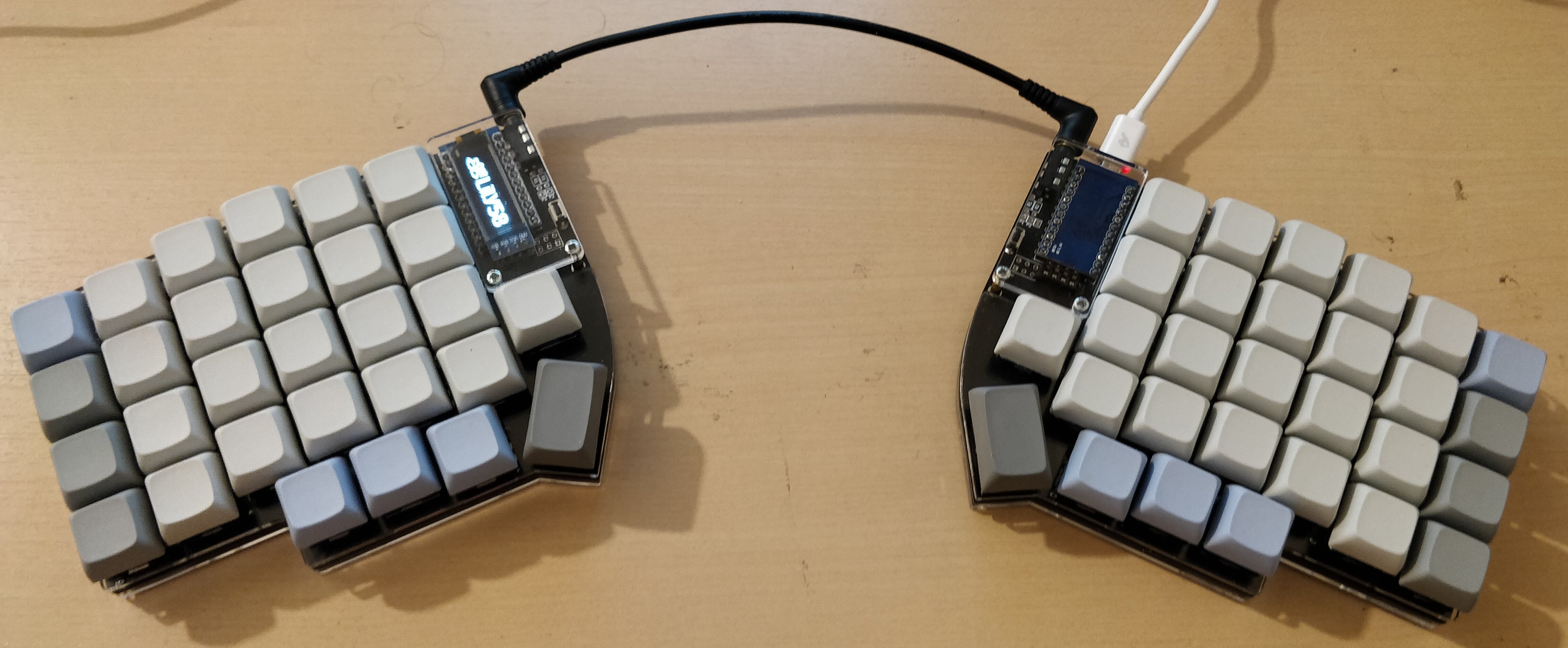 The keyboard on my desk